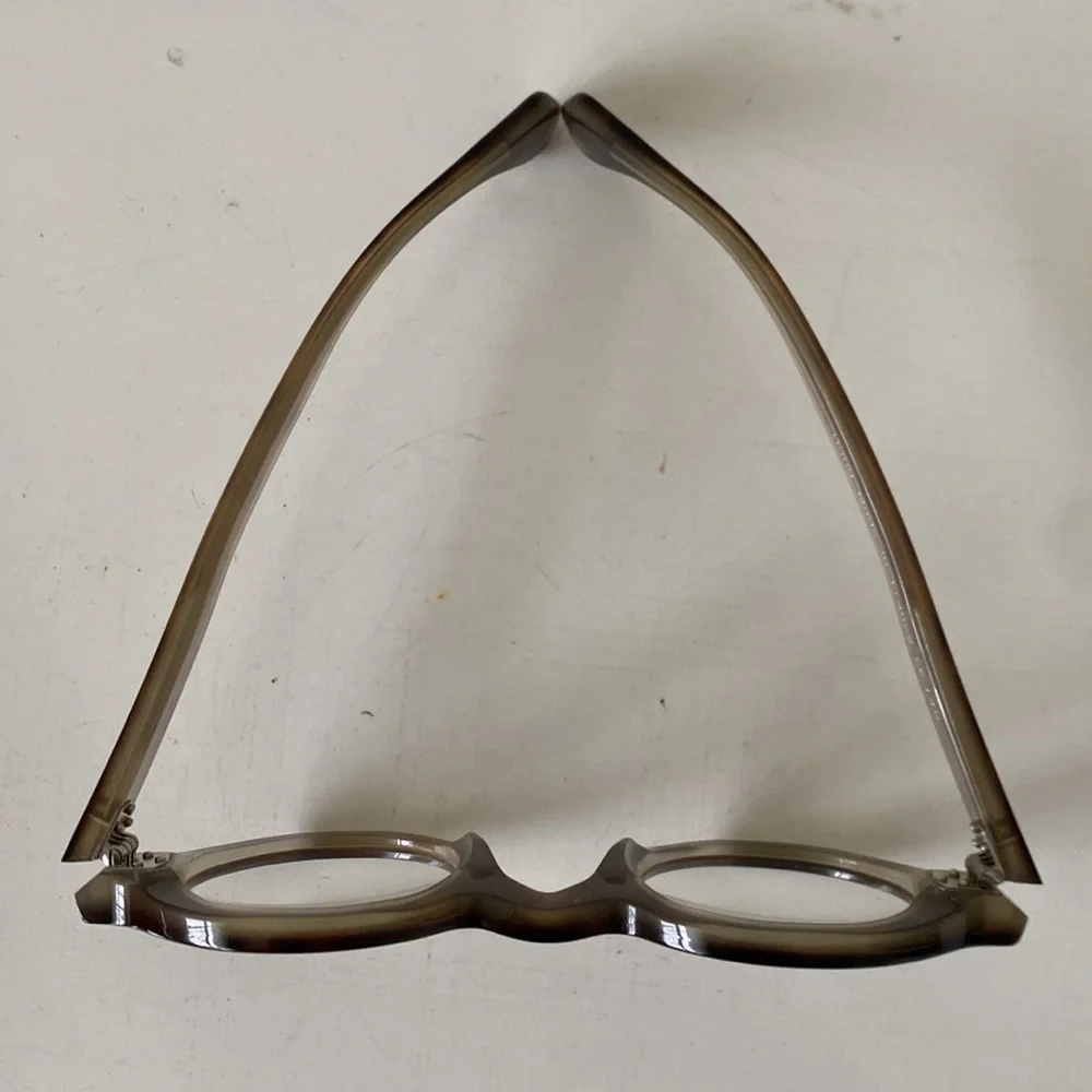 Vue dc Ron Brown Tortoise Reader Eyeglasses 43 26 325 Handmade in France